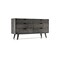Armen Living Mohave Mid-Century Tundra Gray Acacia 6 Drawer Dresser LCMODRTG - alternate 4